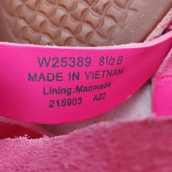 Cole Haan Pink Suede Espadrille Sandals Size 8.5 - Picture 9 of 9